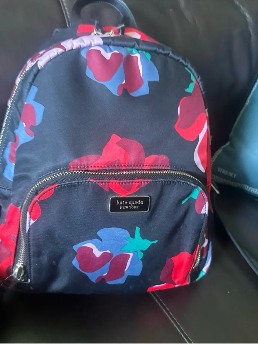 kate spade Black Floral Mini Backpack - Picture 10 of 11